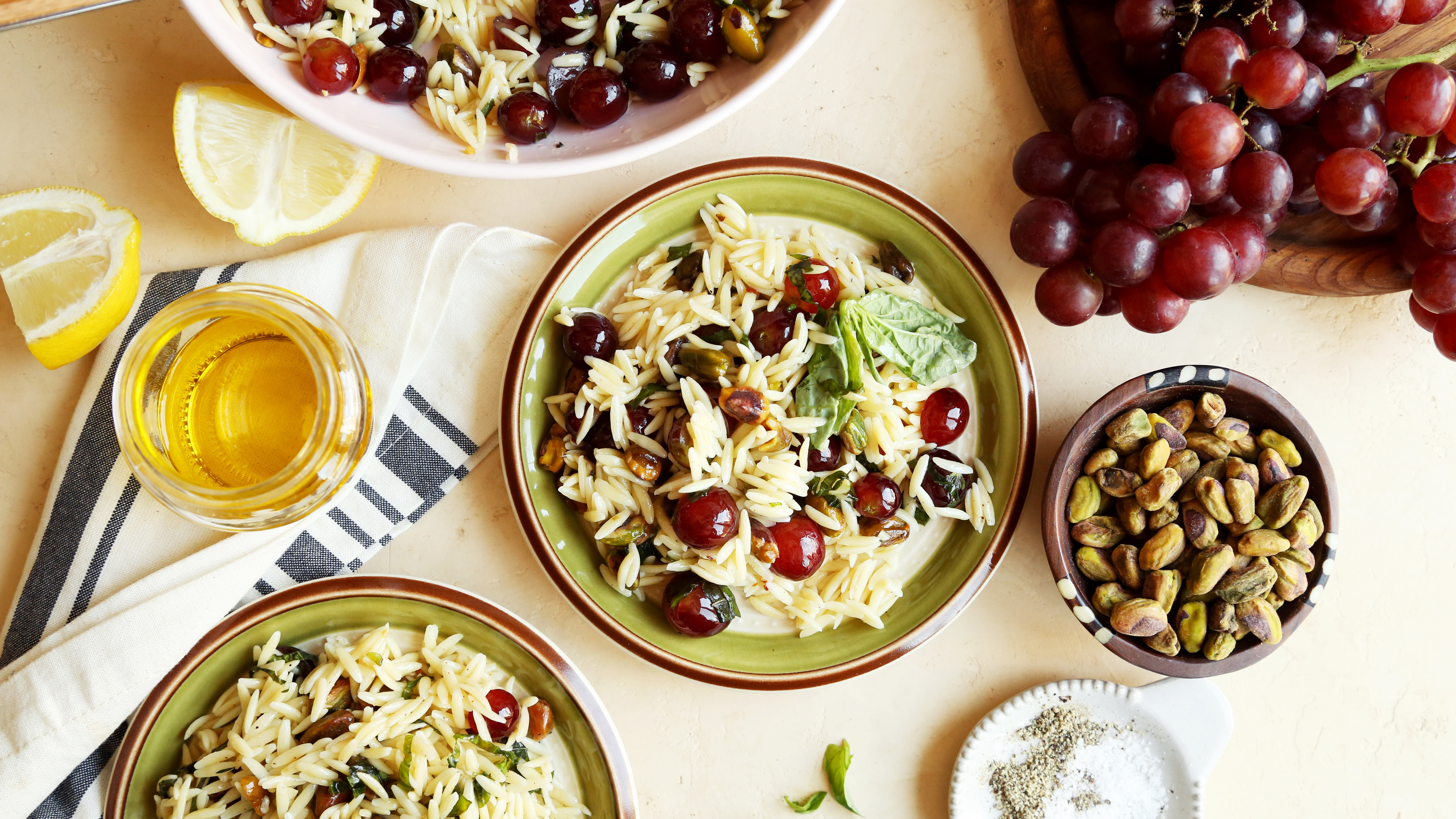 Orzo & Grape Salad