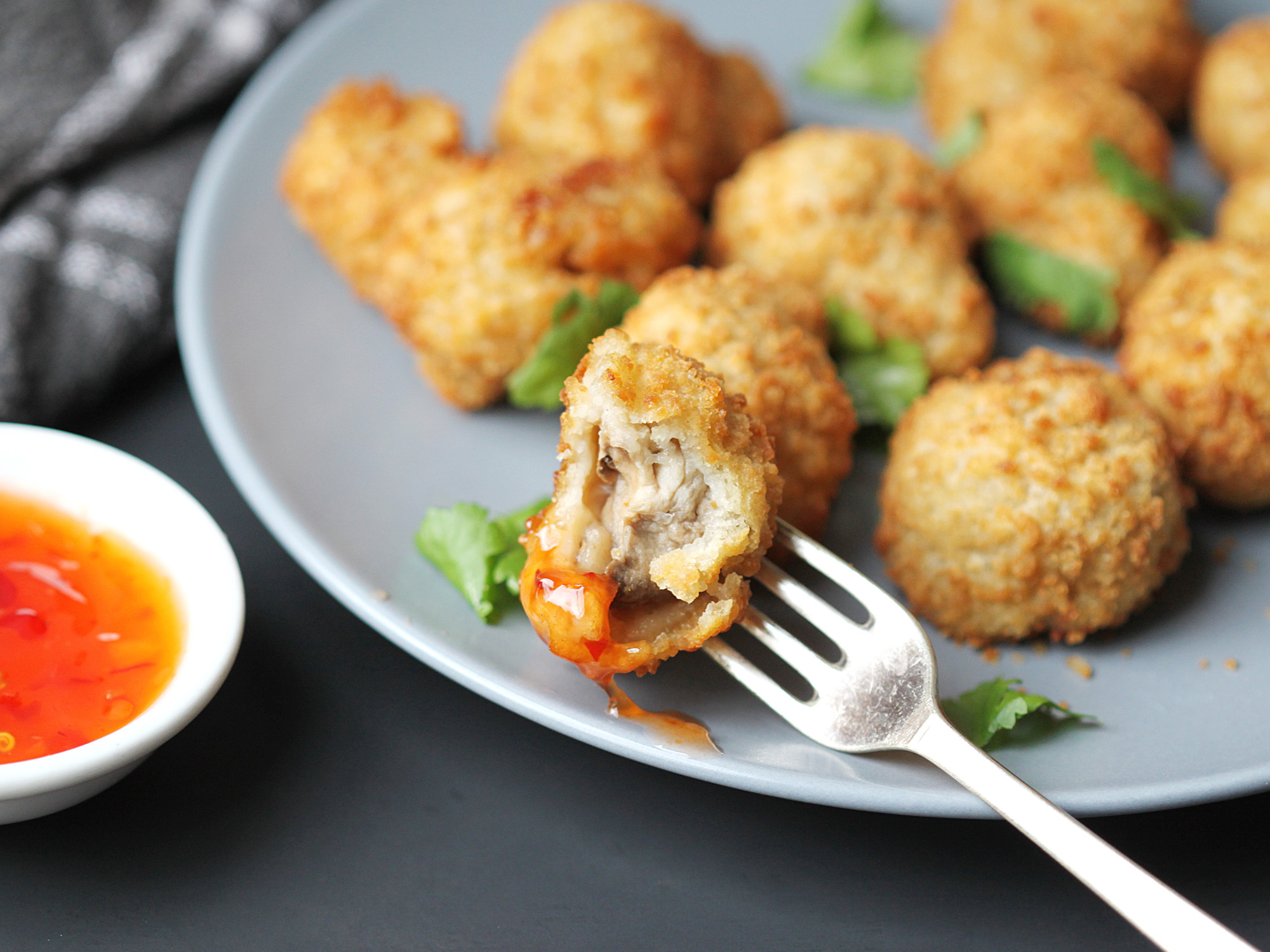 BEER BATTER FRIED MUSHROOMS