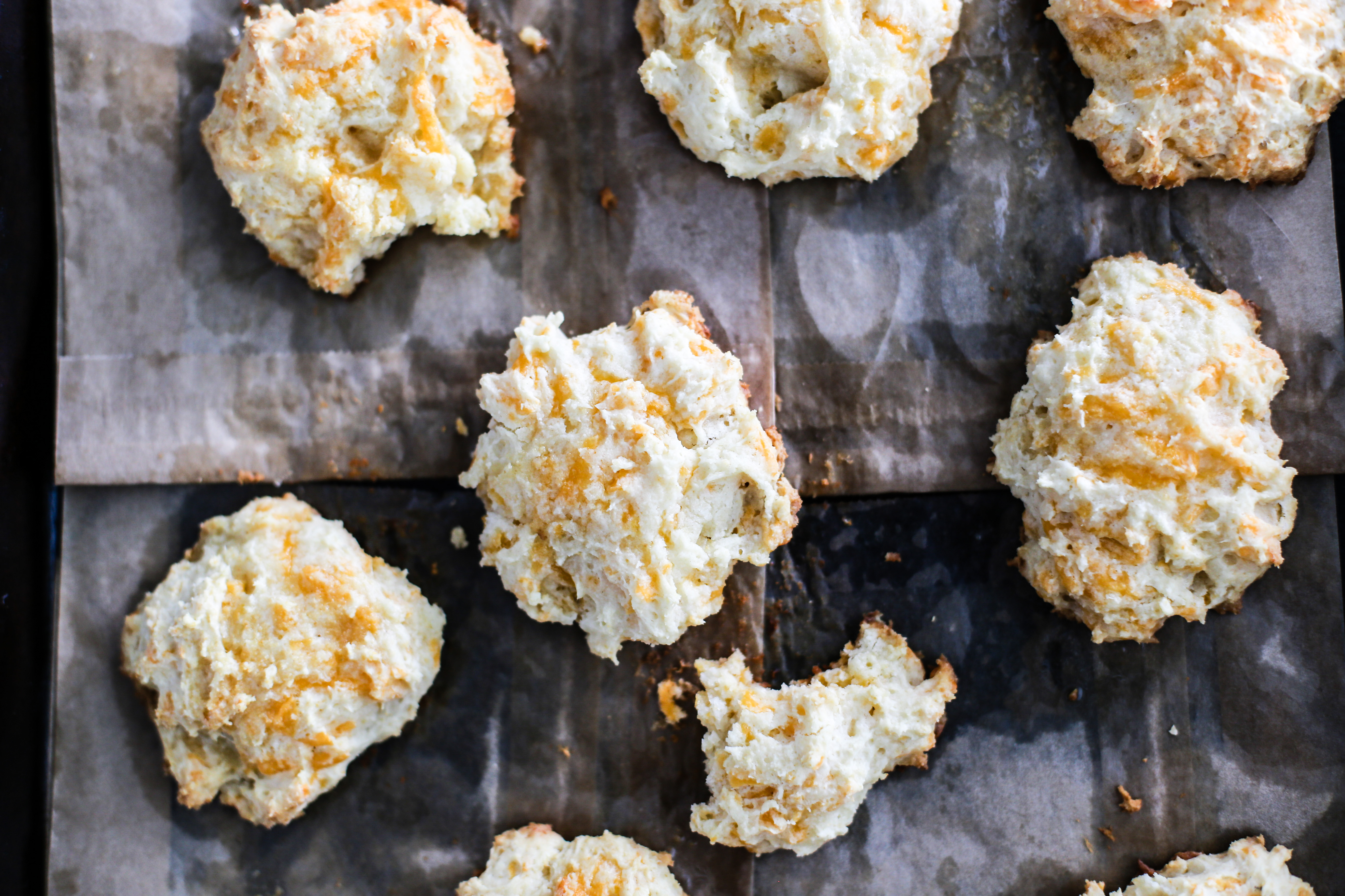 CHEESE AND GARLIC DROP BISCUITS