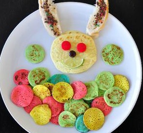 Easter Bunny Pancakes