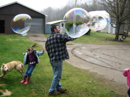 Giant Bubbles. Photo by ~Leslie~