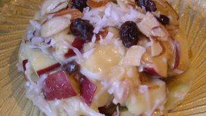 Old Fashioned Apple Salad With Cooked Dressing Recipe Food Com