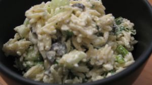 Summer Orzo Feta Pasta Salad Recipe Food Com