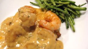Sauteed Shrimp With Polenta And Manchego Sauce Recipe Food Com Grilled polenta bites with roasted red pepper, feta, and thyme spread. sauteed shrimp with polenta and manchego sauce