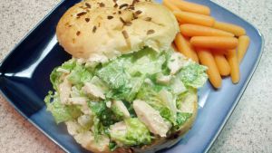 Caesar Salad Sandwiches With Chicken Recipe Food Com