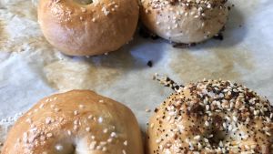 Home Baked Bagels Recipe Food Com