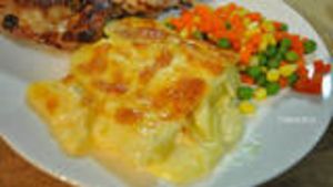 Scalloped Potato Gratin Recipe Food Com Tyler florence shows us an easy scalloped potatoes gratin recipe that you can keep in your arsenal for all family gatherings and holidays! scalloped potato gratin