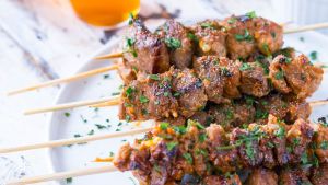 South Dakota S Own Venison Lamb Or Beef Chislic Recipe Food Com