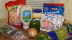 Crab Meat Shrimp Salad Recipe Food Com