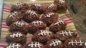 Cocoa Krispie Football Treats Recipe Food Com