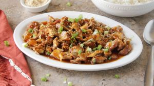 Six Sisters Slow Cooker Honey Sesame Chicken Recipe Food Com