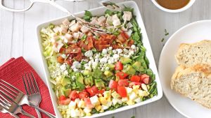 Cobb Salad With Brown Derby Dressing Recipe Food Com