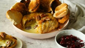 Pumpkin Pecan Baked Brie Recipe Food Com