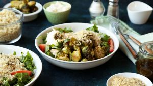 Copycat Sweetgreen Chicken Pesto Ricotta Bowl Recipe Food Com