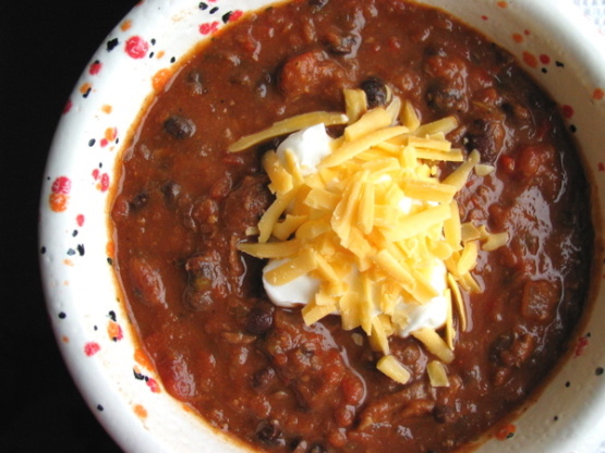 Crock Pot Steak And Black Bean Chili Recipe - Genius Kitchen