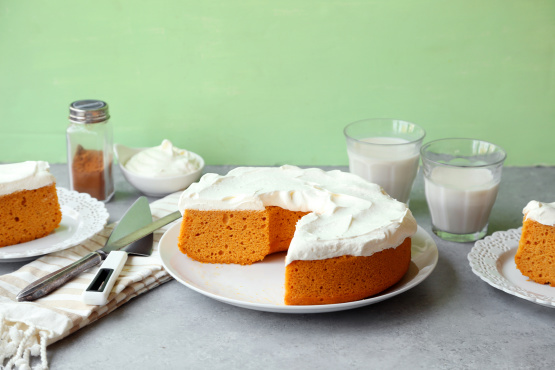 Pumpkin Angel Food Cake