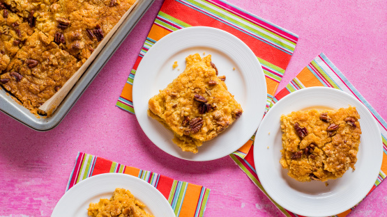 Simple Pumpkin Dump Cake