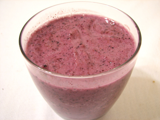 Creamy Blueberry Smoothie