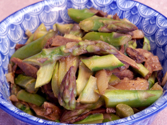Sauteed Asparagus With Shiitake Mushrooms Recipe - Food.com
