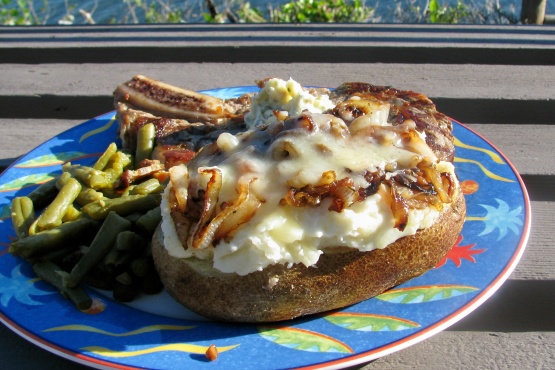 Caramelized Onion-Stuffed Baked Potato Recipe - Food.com