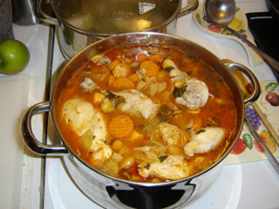 Caldo De Pollo-mexican Chicken Stew Soup Recipe - Genius ...