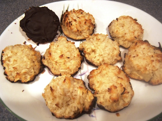 Jumbo Black Bottom Coconut Macaroons