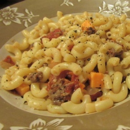 Tomato, Hamburger, Macaroni Goulash