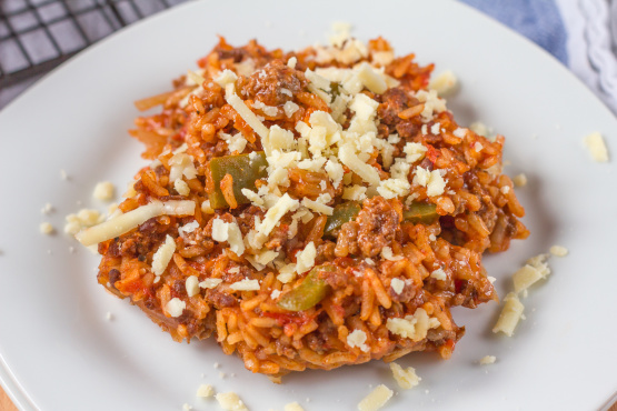 Hamburger-Rice Skillet Recipe - Genius Kitchen