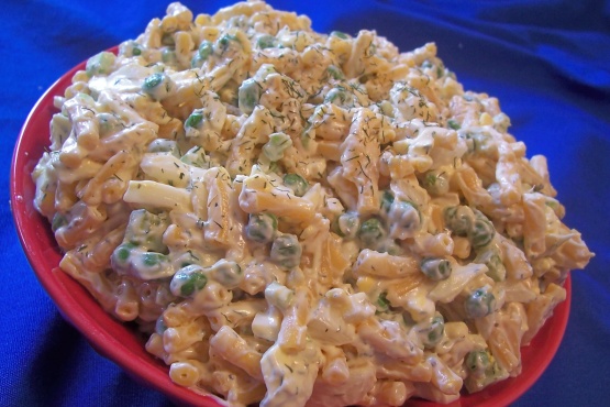 Macaroni And Cheese Pea Salad Recipe Food Com