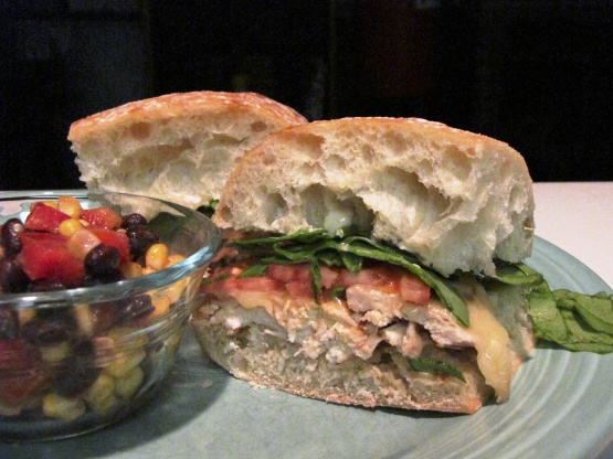 Caesar Grilled Chicken Sandwiches