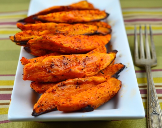 Oven Fried Sweet Potatoes