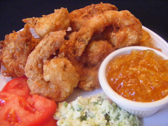 Paula Deens Coconut Shrimp With Orange Marmalade Dipping Sauce Recipe  Genius Kitchen
