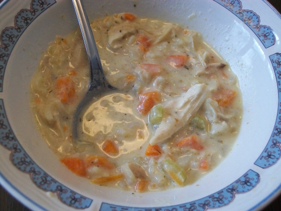 Minnesota Creamy Chicken Wild Rice Soup - Avidly Ravenous