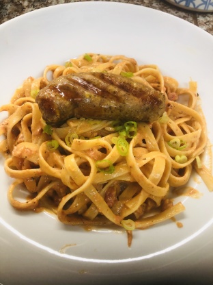 Fettuccini With Spicy Tomato Cream Sauce Recipe - Food.com