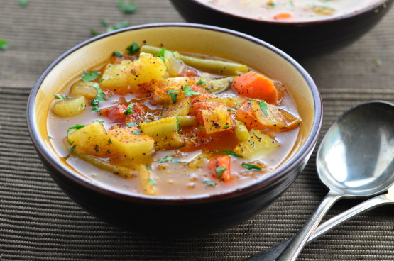 Slow-Cooker Vegetable Soup