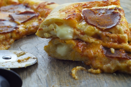 Stuffed Crust Pepperoni Pizza Recipe - Food.com