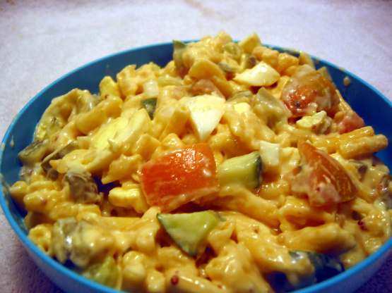 simple macaroni salad recipe with vinegar