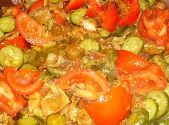 Zucchini Squash and Bacon Sauté Recipe - Food.com