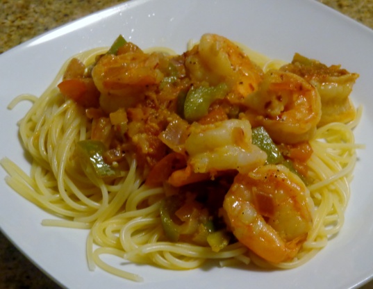 Easy Spicy Shrimp Pasta - Low Fat Recipe - Genius Kitchen