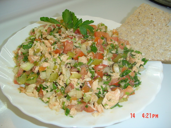 Low Fat Salmon Salad Kosher- Pareve) Recipe - Genius Kitchen