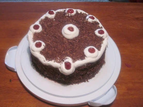 german black forest cake design