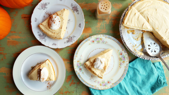 No-Bake Creamy Pumpkin Pie