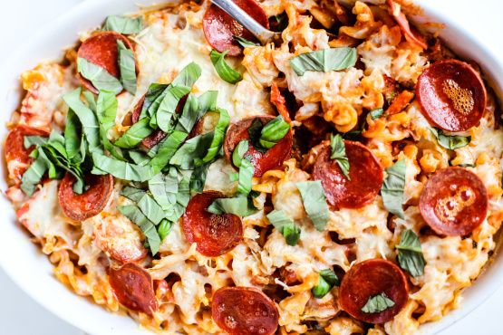 Pepperoni Pizza Casserole