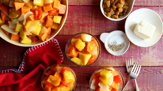 Sweet Potato & Mango Bake