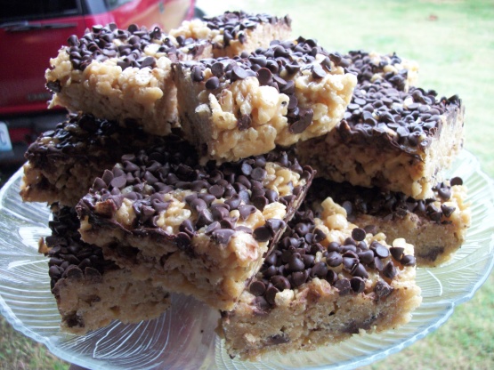 Peanut Butter Crispy Rice Treats Recipe - Genius Kitchen