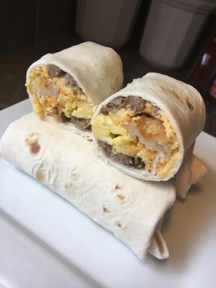 Angel's Easy Breakfast Burritos