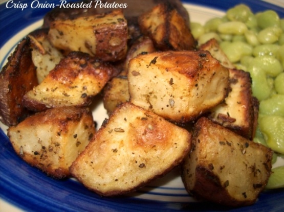 Crisp Onion-Roasted Potatoes Recipe - Food.com