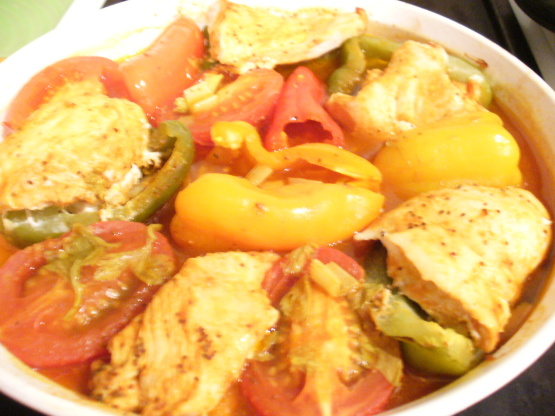 Heinz 57 Peppers and Chicken Bake