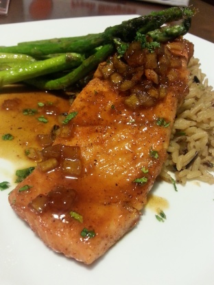 Apple Maple Beer Glazed Salmon Recipe - Genius Kitchen - 312 x 416 jpeg 50kB