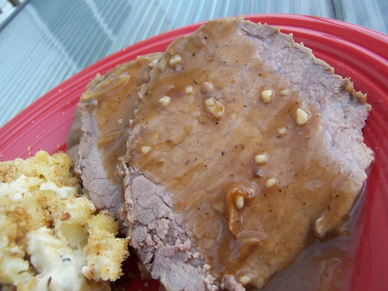 Beef Roast With Golden Mushroom Gravy Recipe - Food.com